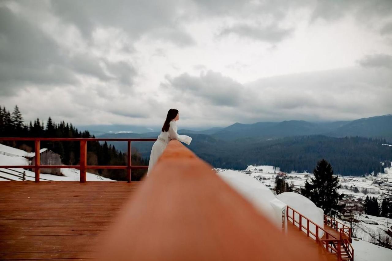 Глемпінг Де Вайб Hotel Vorokhta Bagian luar foto