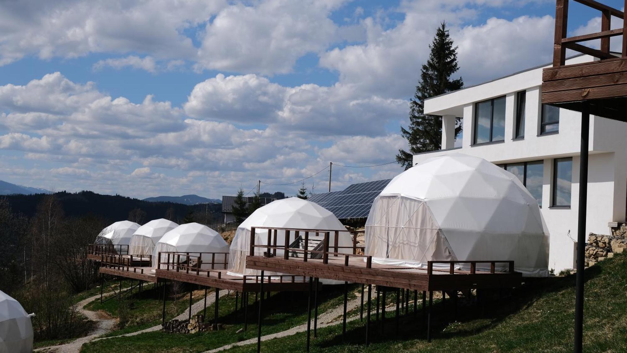 Глемпінг Де Вайб Hotel Vorokhta Bagian luar foto