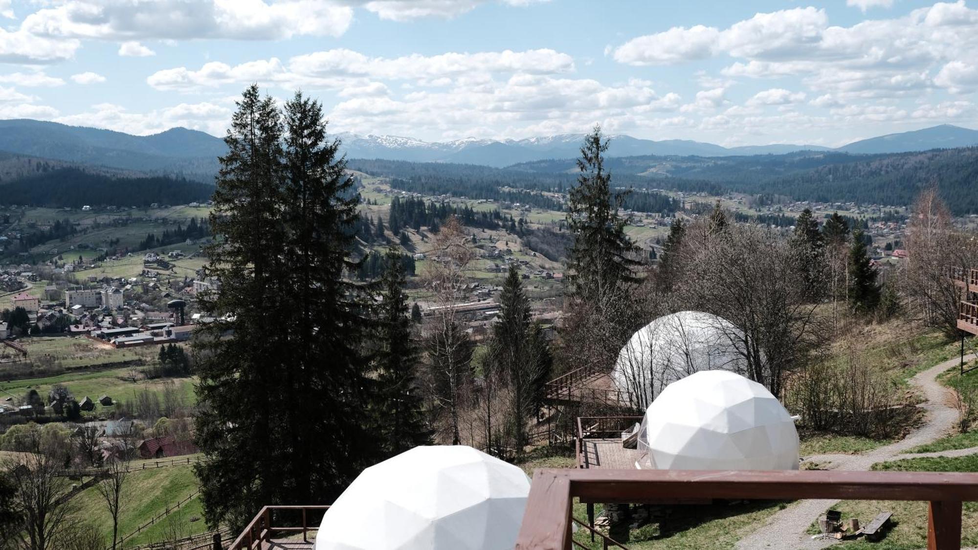 Глемпінг Де Вайб Hotel Vorokhta Ruang foto