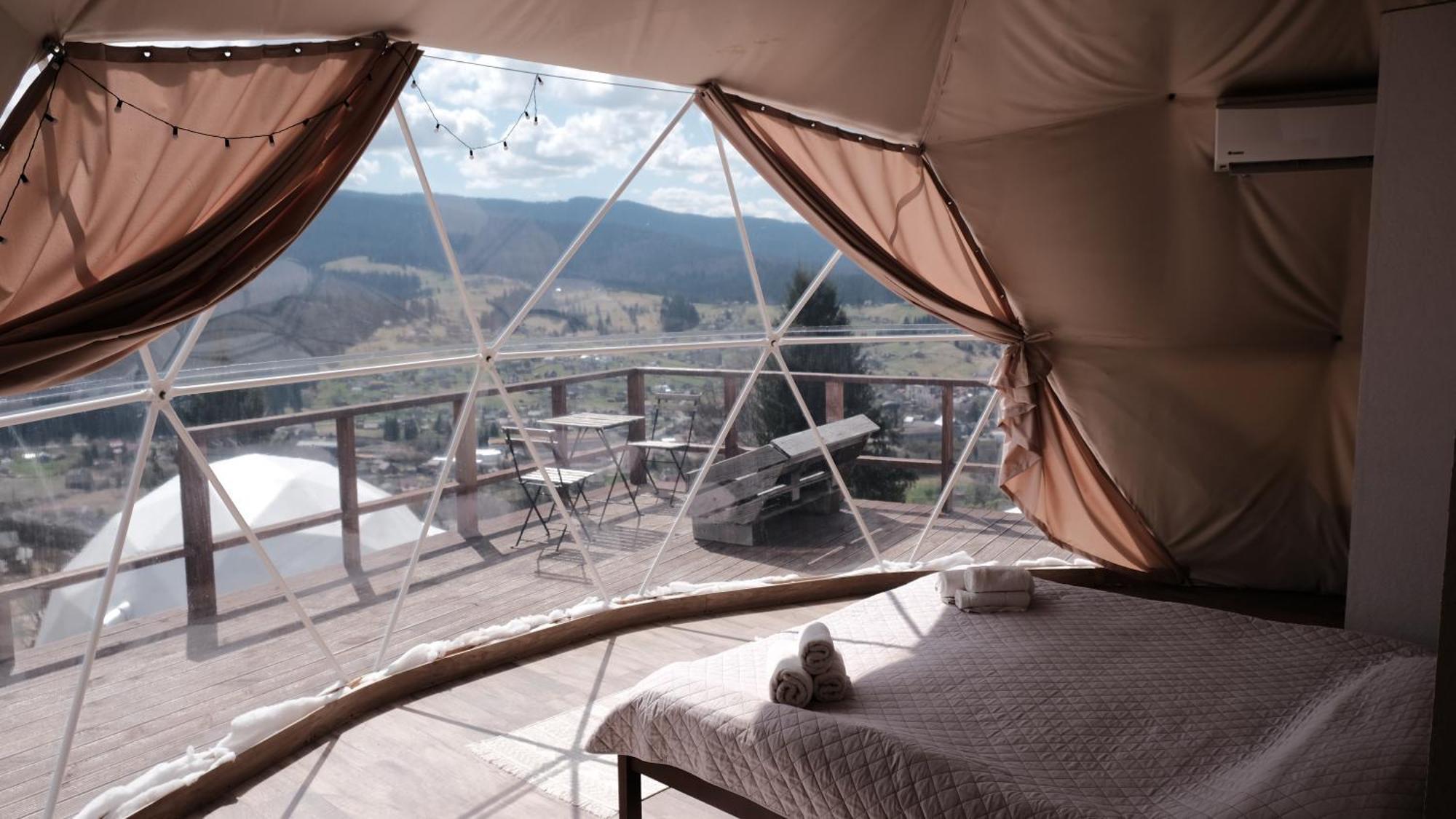 Глемпінг Де Вайб Hotel Vorokhta Ruang foto